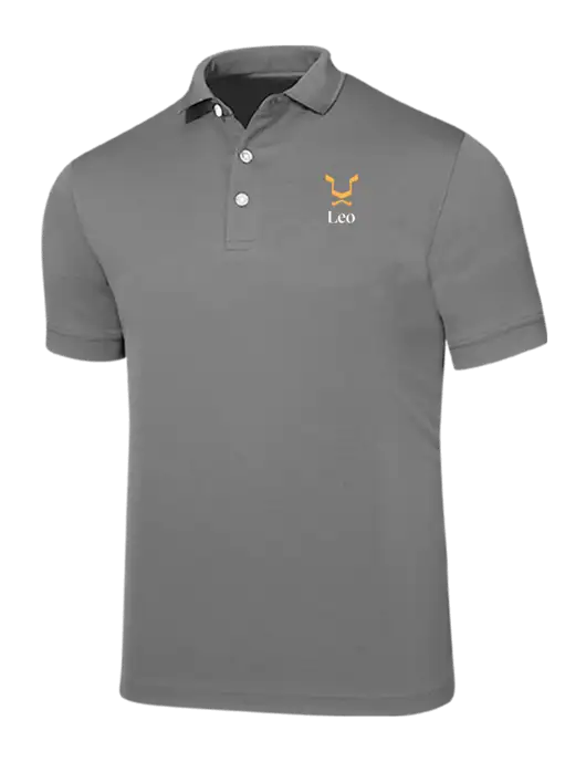 Callaway Ottoman Medium Grey Polo w/Leo Logo