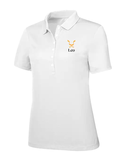 Callaway Womens Ottoman Bright White Polo w/Leo Logo