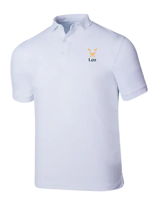 Callaway Ottoman Bright White Polo w/Leo Logo