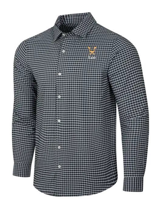 Dark Grey/White City Stretch Shirt w/Leo Logo