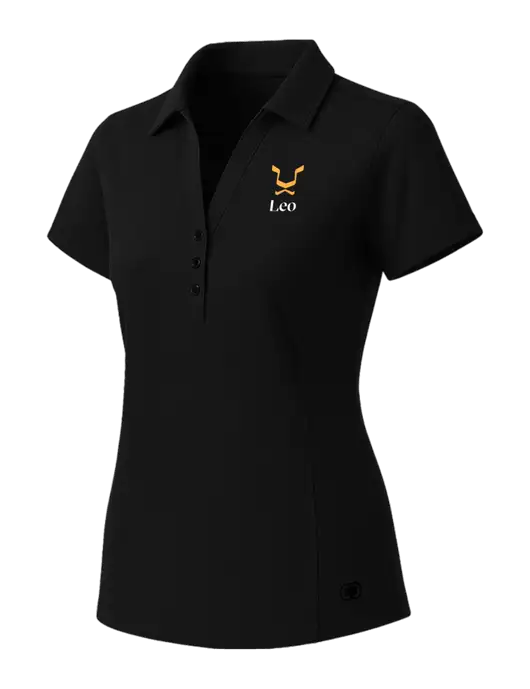 OGIO Womens Blacktop ONYX Polo w/Leo Logo