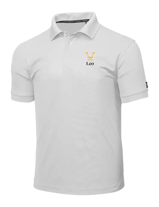 OGIO Bright White Caliber 2.0 Polo w/Leo Logo
