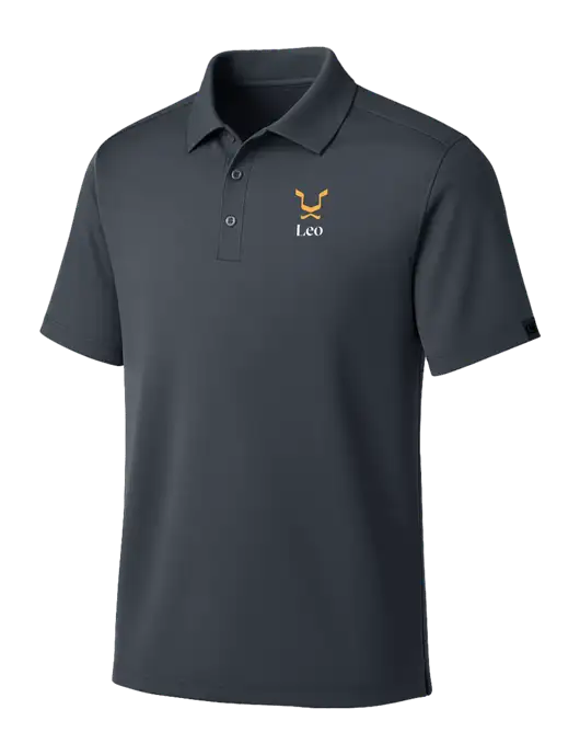 OGIO Dark Grey Framework Polo w/Leo Logo