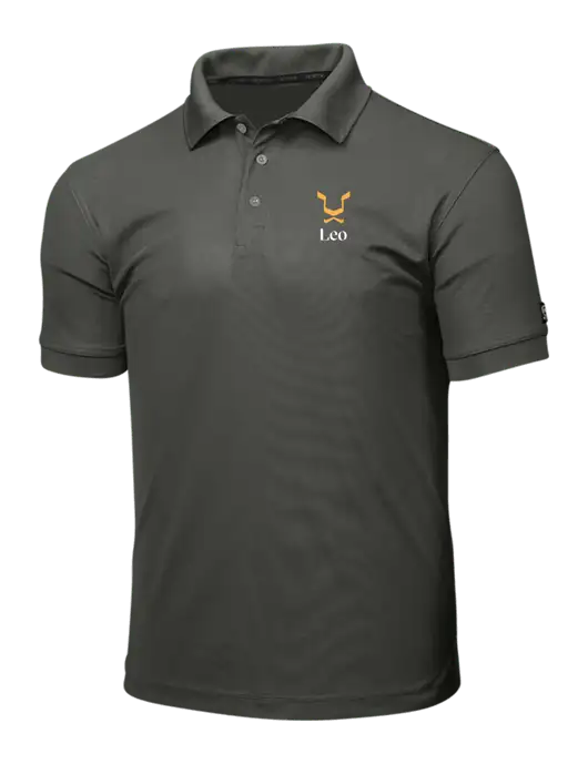 OGIO Medium Grey Caliber 2.0 Polo w/Leo Logo