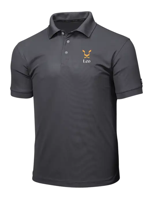 OGIO Charcoal Grey Caliber 2.0 Polo w/Leo Logo