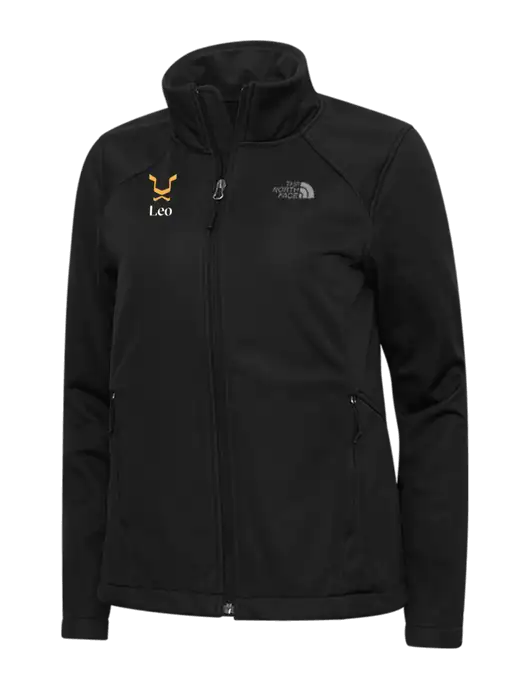 North Face Womens Black Ridgewall Soft Shell Jacket w/Leo Logo