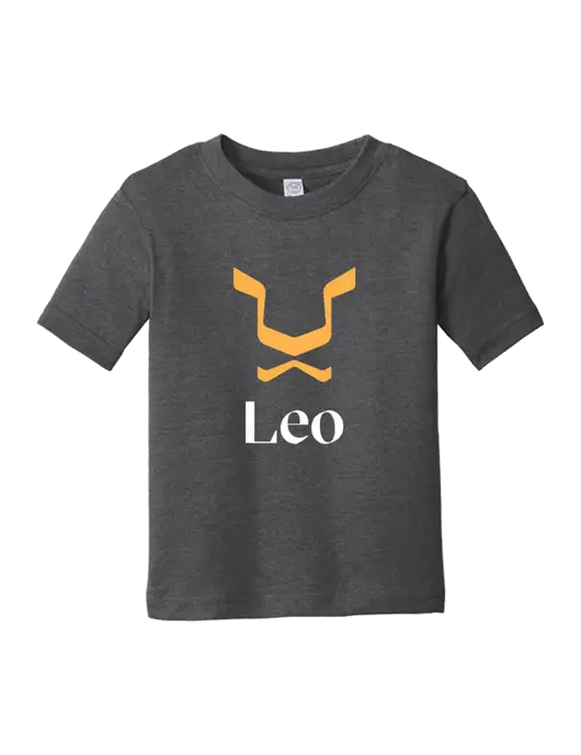 Rabbit Skins Vintage Smoke Toddler Fine Jersey Tee w/Leo Logo