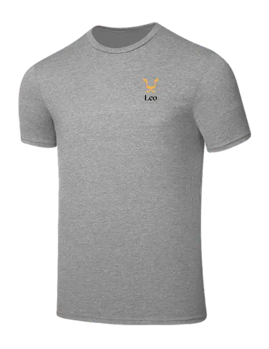Seriously Soft Light Heather Grey T-Shirt w/Leo Logo