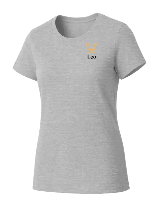 Womens Seriously Soft Light Heathered Grey T-Shirt w/Leo Logo