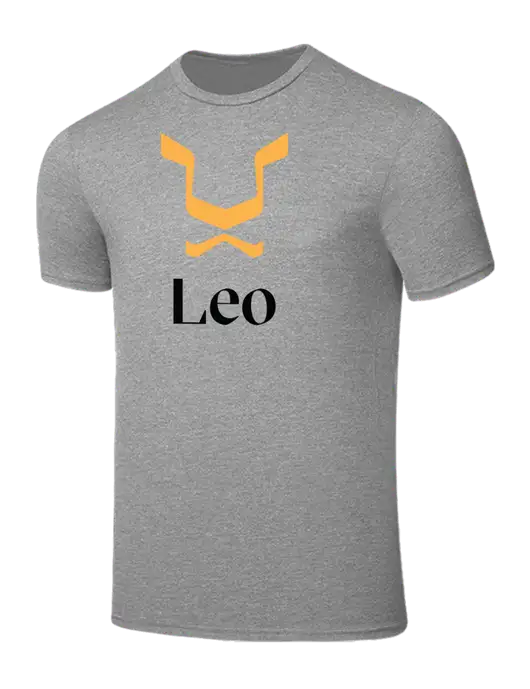 Seriously Soft Light Heather Grey T-Shirt w/Leo Logo