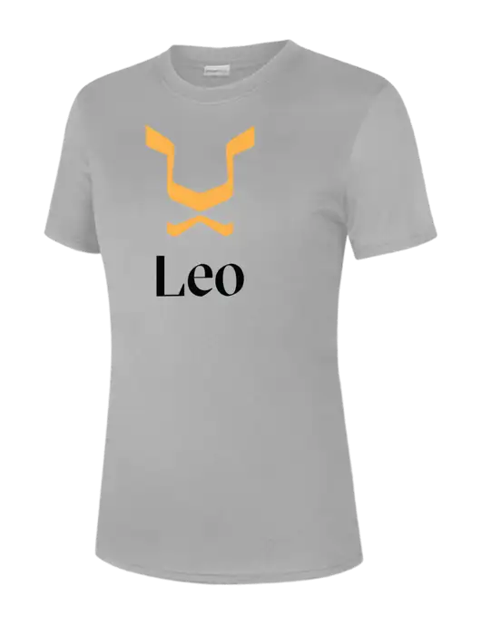  Womens Light Grey PosiCharge Competitor Tee w/Leo Logo