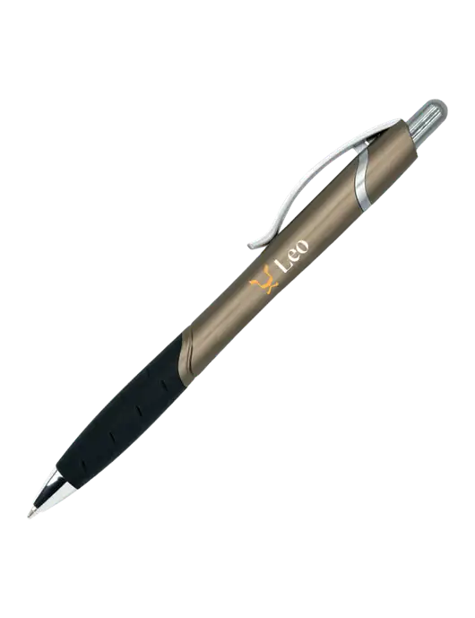 Summerhill Grey Pen - Black Ink w/Leo Logo