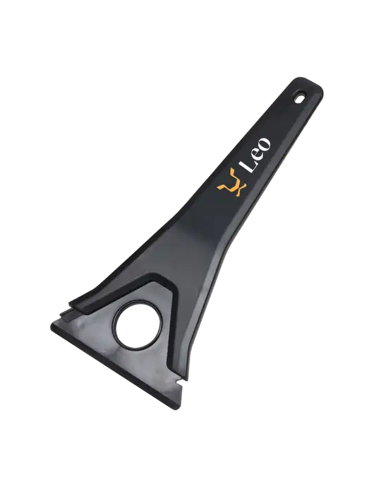 TriBlade Black Windshield Scraper w/Leo Logo