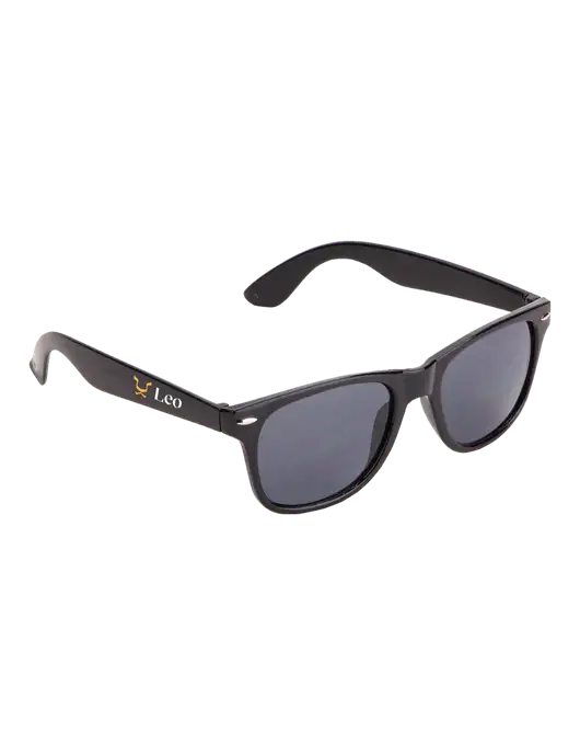 Daytona Black Sunglasses w/Leo Logo