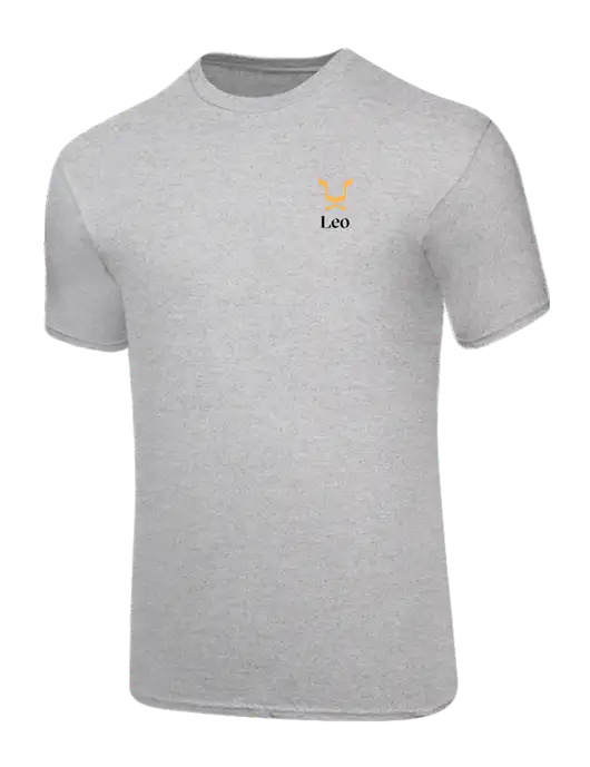 Core Blend Light Grey Heather T-Shirt w/Leo Logo