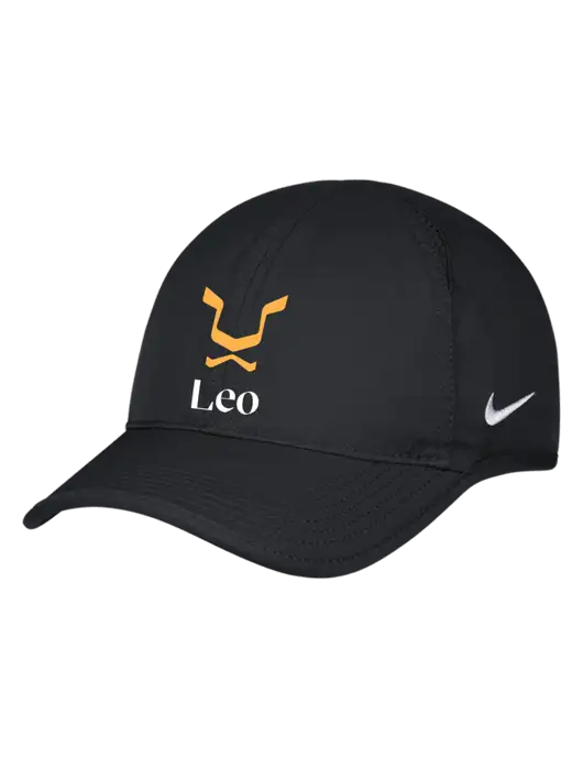 Nike Black Featherlight Cap w/Leo Logo
