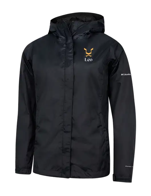 Columbia Black Womens Arcadia II Jacket w/Leo Logo