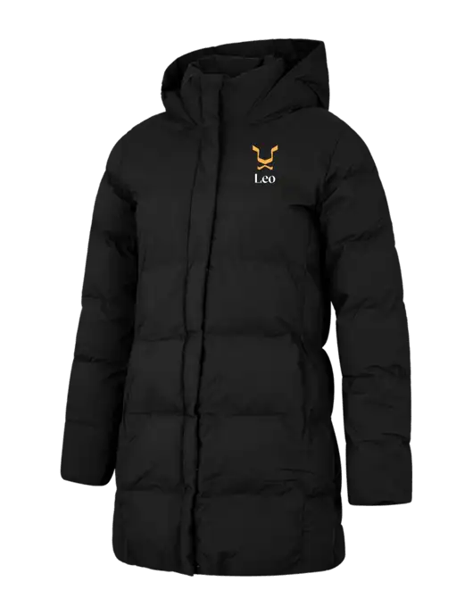 Mercer+Mettle Womens Deep Black Puffy Parka  w/Leo Logo