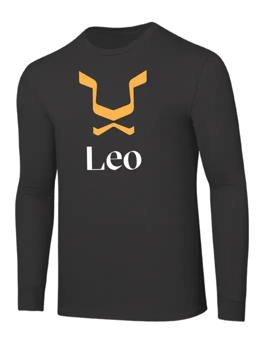 Core Blend Charcoal Grey Long Sleeve Tee w/Leo Logo