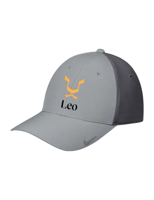 Nike Light Grey/Dark Grey Dri-FIT Legacy Cap w/Leo Logo