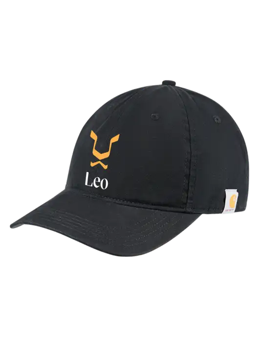 Carhartt Black Cotton Canvas Cap w/Leo Logo