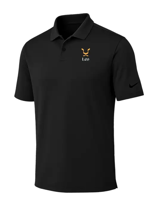 Nike Black Dri-FIT Vapor Polo w/Leo Logo