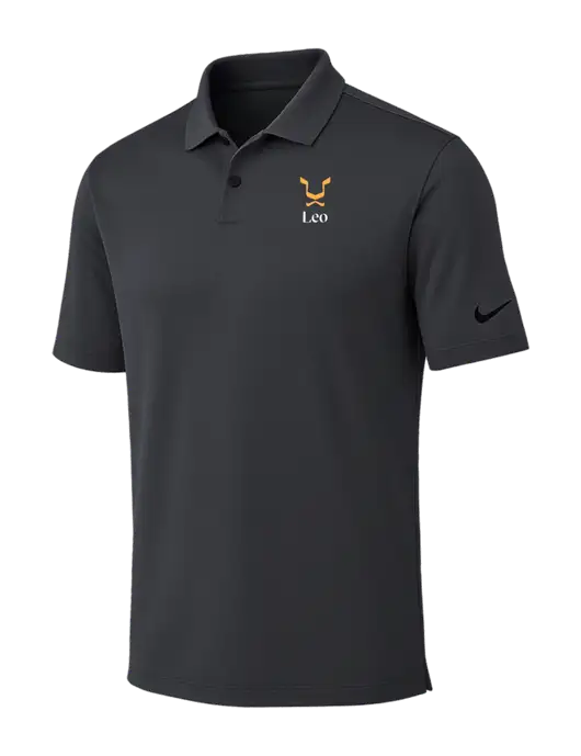 Nike Dark Grey Dri-FIT Vapor Polo w/Leo Logo