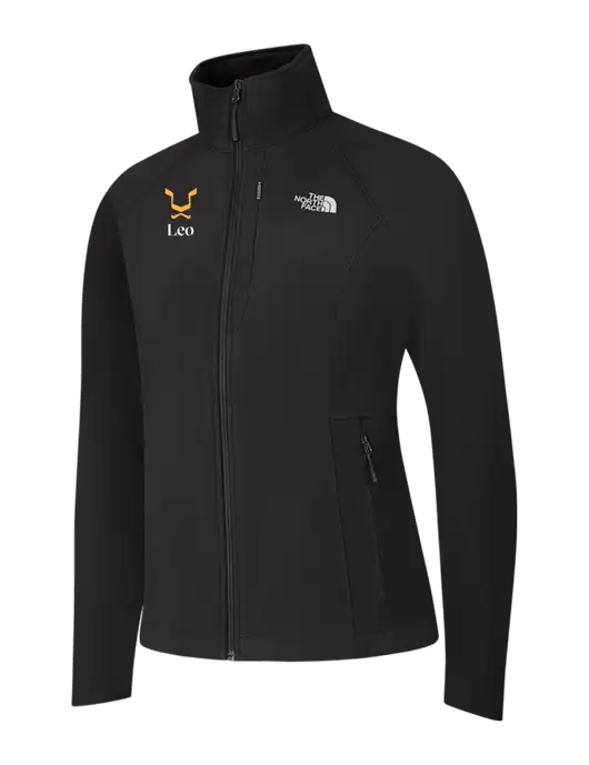 North Face Womens Black Apex Barrier Soft Shell Jacket  w/Leo Logo