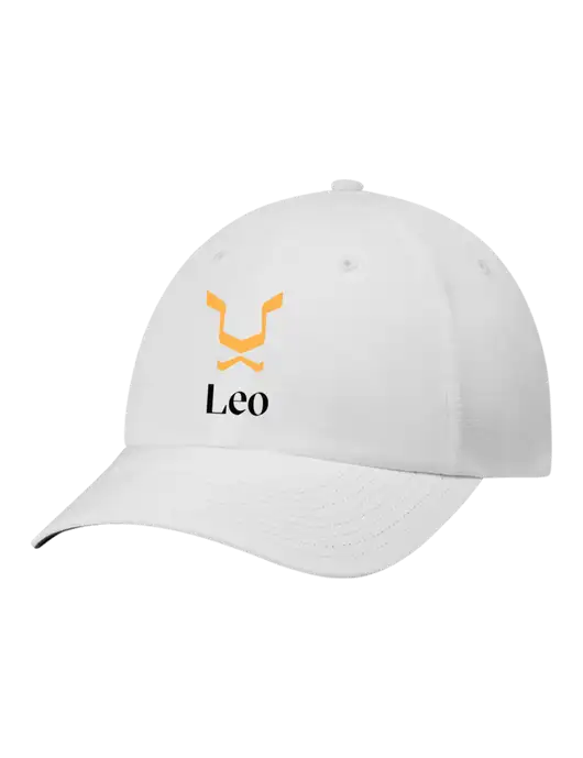 Richardson Relaxed Performance Lite White Cap w/Leo Logo