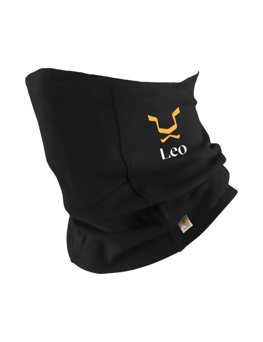 Carhartt Black Cotton Blend Filter Pocket Gaiter w/Leo Logo