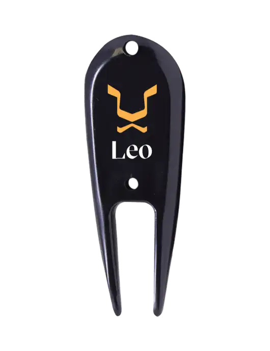 Black Divot Tool w/Leo Logo