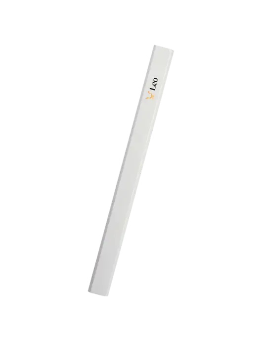 White Carpenter Pencil w/Leo Logo