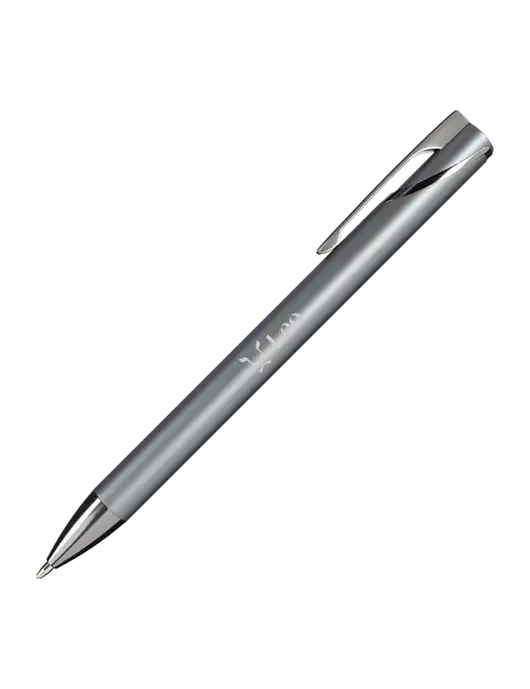 Dark Grey HyperNova Ballpoint Pen - Black Ink w/Leo Logo