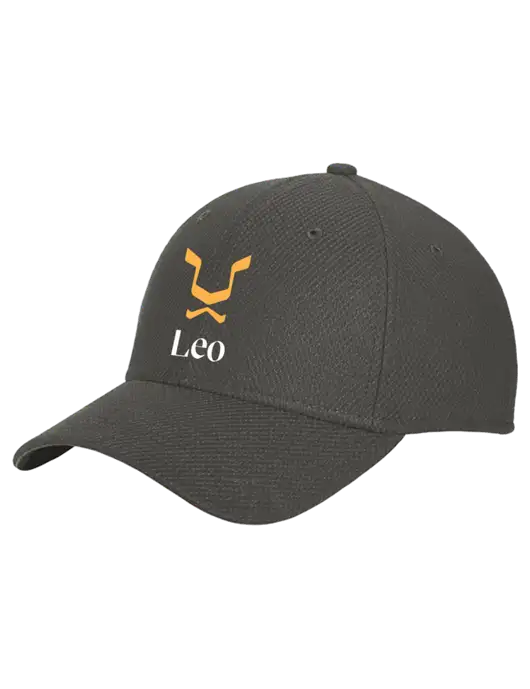 New Era Diamond Era Very Dark Grey Stretch Cap w/Leo Logo