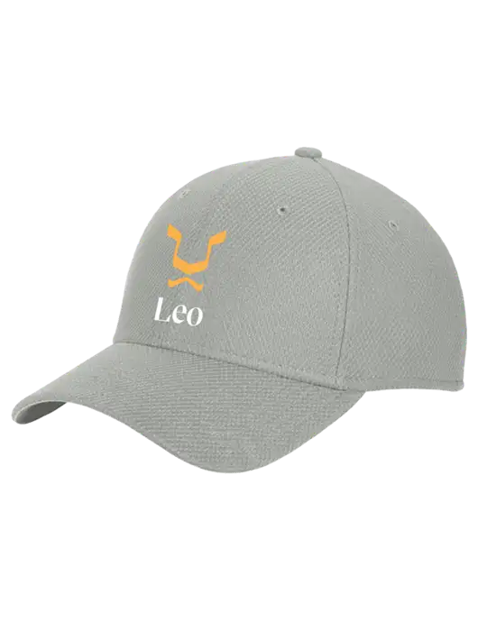 New Era Diamond Era Medium Grey Stretch Cap w/Leo Logo