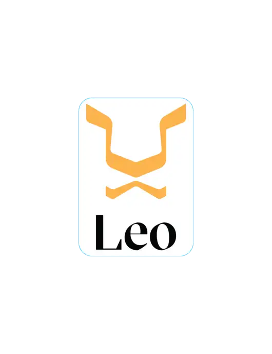 Leo Medium Decal (2.75" w)
