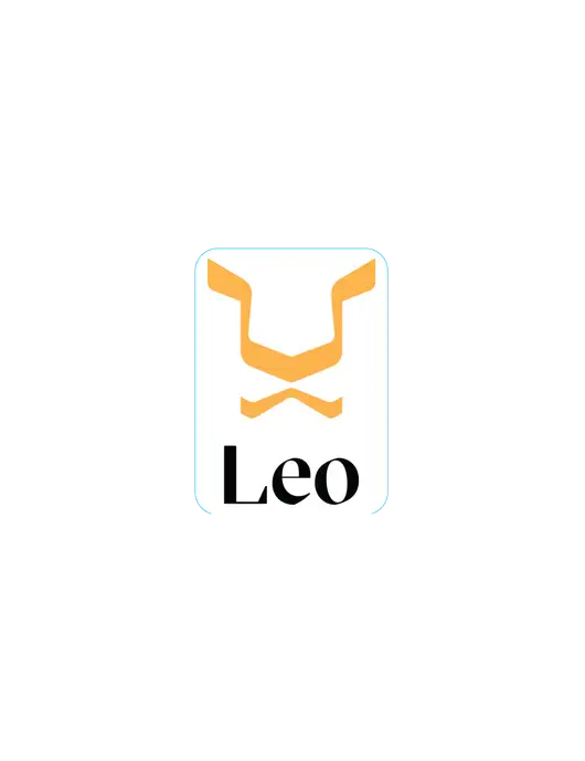 Leo Small Decal (2.25" w)