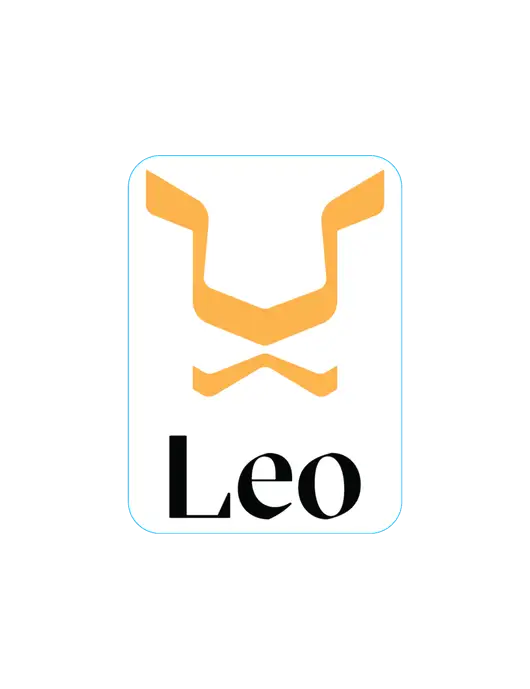 Leo Large Decal (4.25" w)