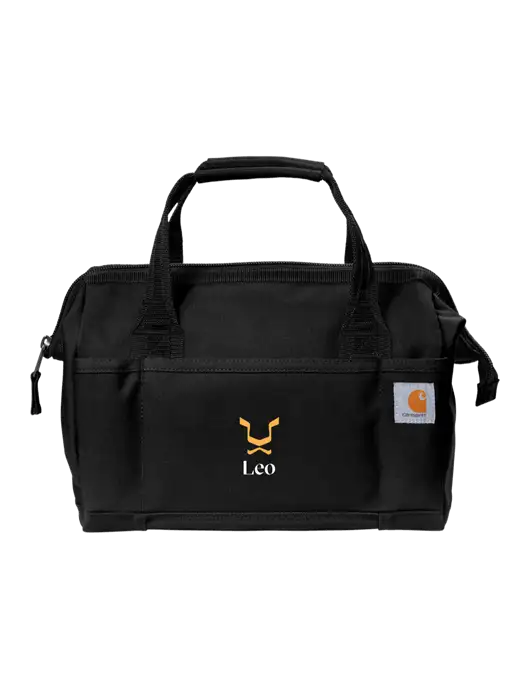 Carhartt Foundry Series 14” Black Tool Bag w/Leo Logo