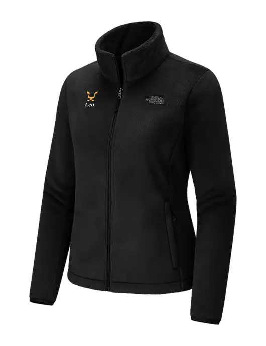 The North Face Womens Black Osito Fleece Jacket
 w/Leo Logo