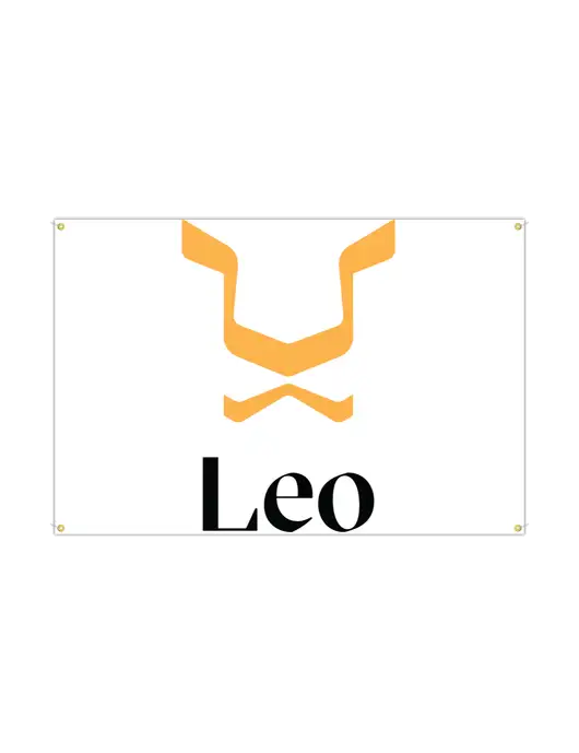 Vinyl Banner 72" x 48" w/Leo Logo
