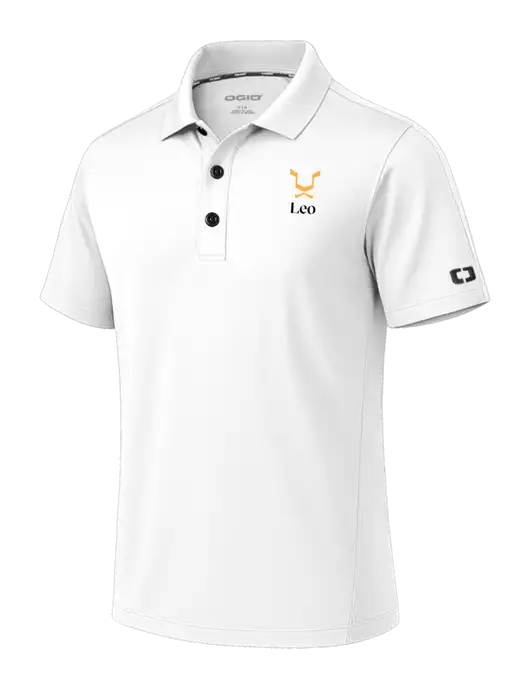 OGIO Envision White Polo w/Leo Logo