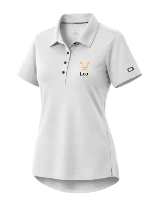 OGIO Womens Envision White Polo w/Leo Logo