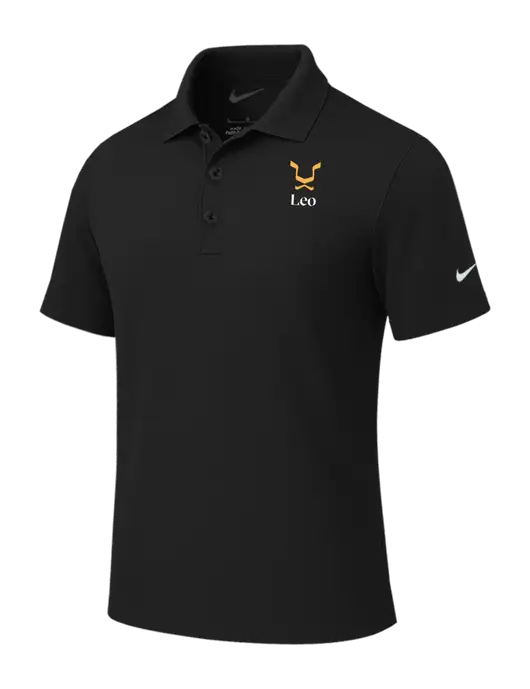 Nike Black Tech Basic Dri-FIT Polo
 w/Leo Logo