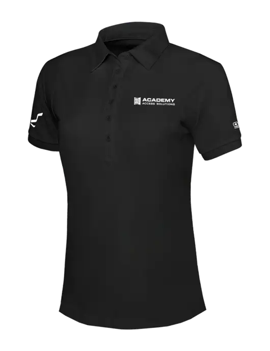 OGIO Womens Blacktop Jewel Polo w/Academy Only Logo, Leo Logo