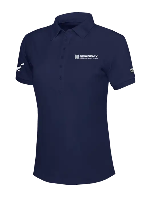 OGIO Womens Navy Jewel Polo w/Academy Only Logo, Leo Logo