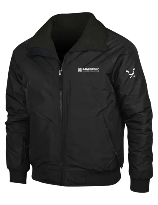 True Black/True Black Classic Challenger Jacket w/Academy Only Logo, Leo Logo