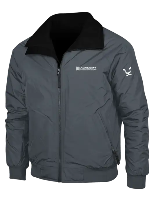 Dark Grey/Black Classic Challenger Jacket w/Academy Only Logo, Leo Logo