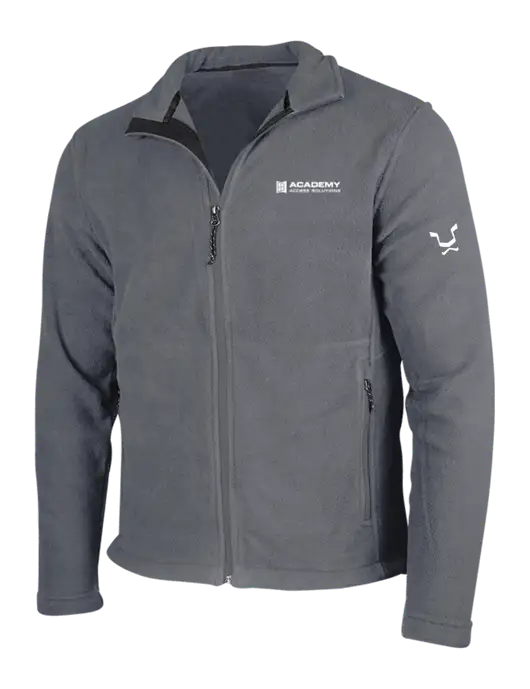 Medium Grey Fleece Jacket w/Academy Only Logo, Leo Logo