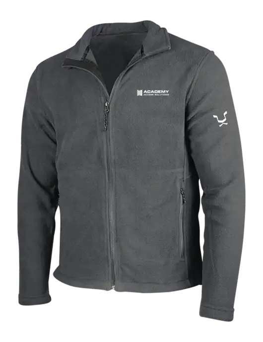 Dark Grey Fleece Jacket w/Academy Only Logo, Leo Logo